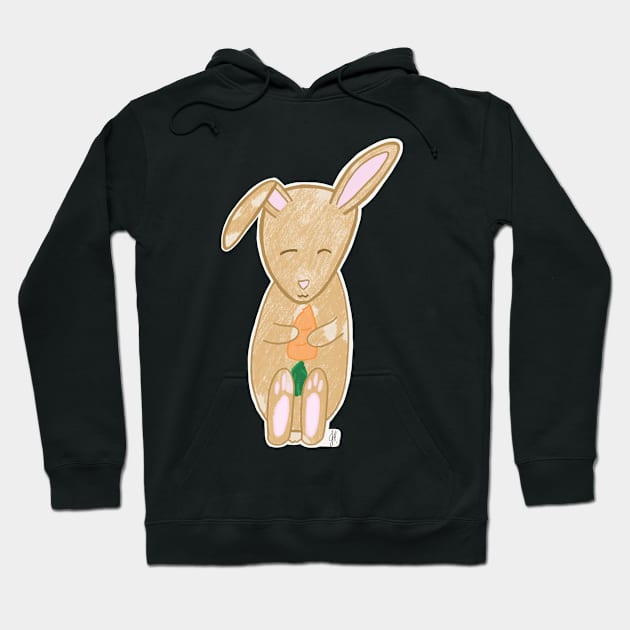 Carrot Nom Hoodie by jesshinsberg